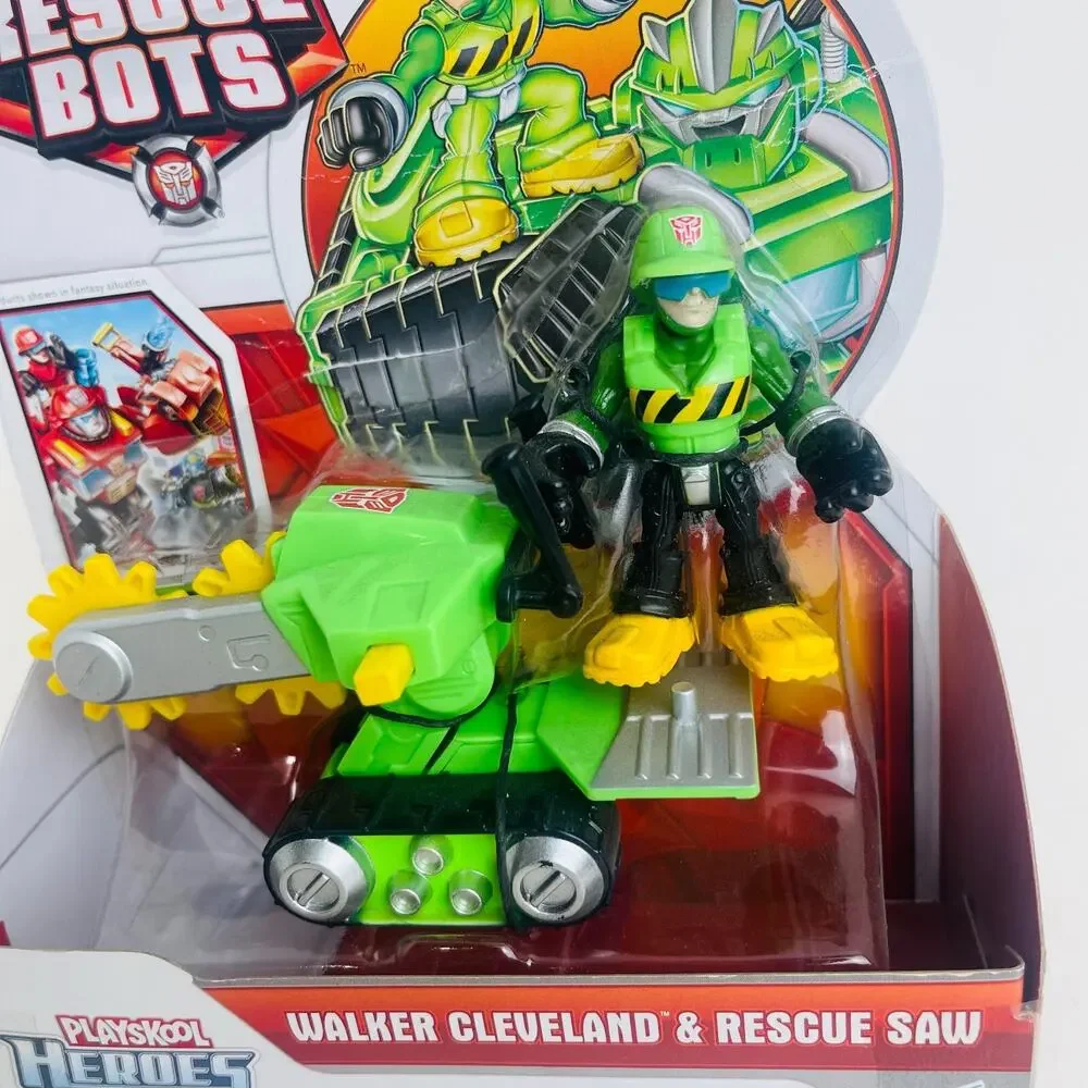 2010 Transformers‎ Rescue Bot Walker Cleveland & Rescue Saw Hasbro Playskool NEW